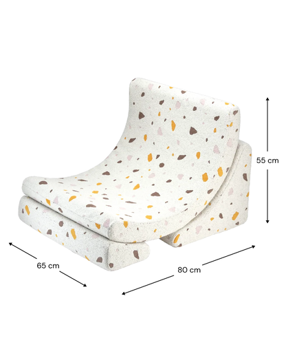 Terrazzo Marble Moon Chair