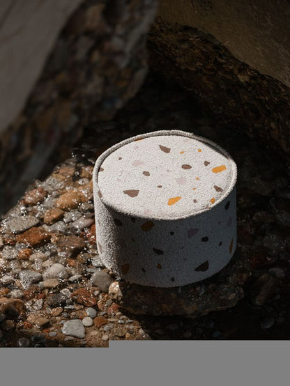 Terrazzo Marble Pouffe