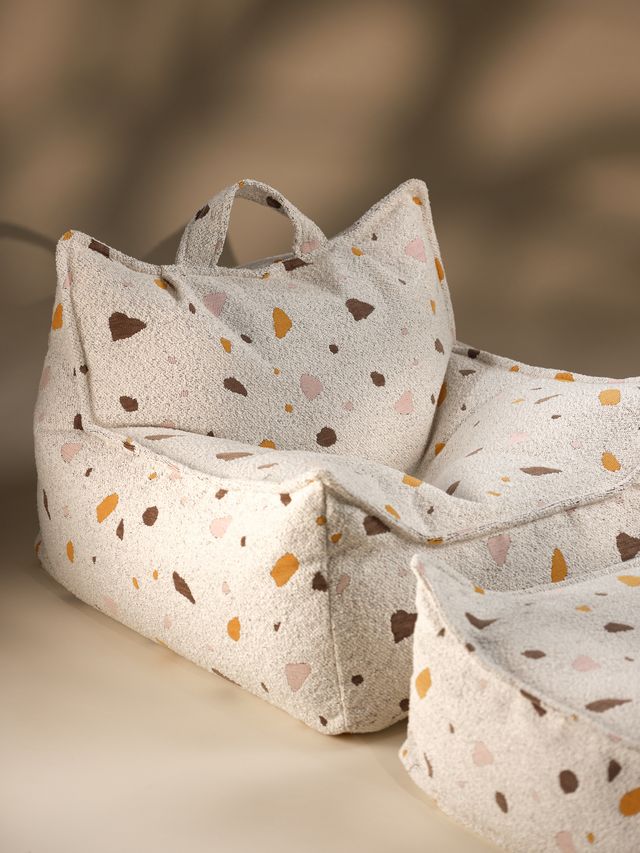 Terrazzo Marble Beanbag Chair