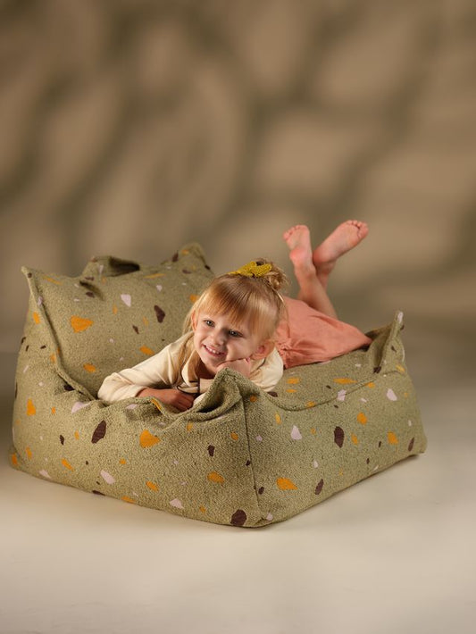 Wigiwama Terrazzo Beanbag Chair - Green
