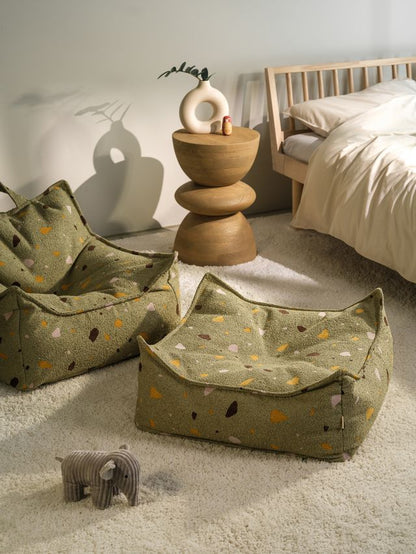 Wigiwama Terrazzo Beanbag Chair - Green