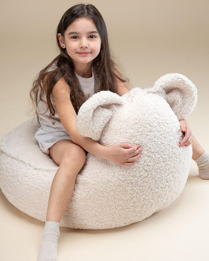 Wigiwama Bear Beanbag - White