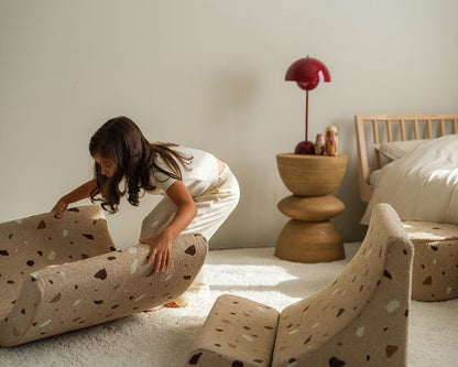 Terrazzo Sand Moon Chair
