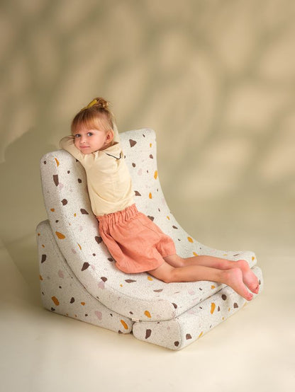 Terrazzo Marble Moon Chair
