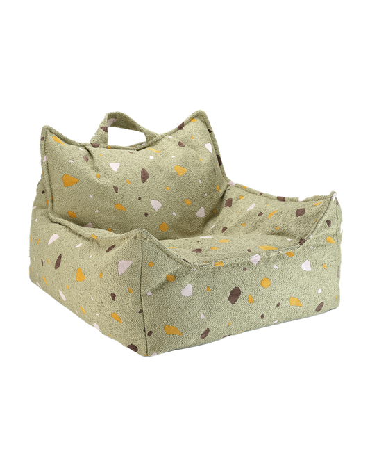Wigiwama Terrazzo Beanbag Chair - Green
