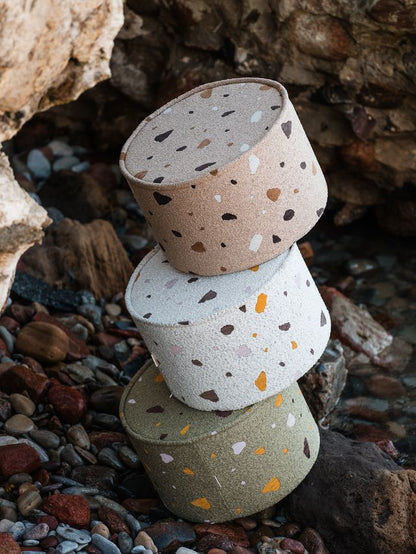 Terrazzo Marble Pouffe