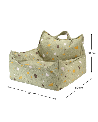 Wigiwama Terrazzo Beanbag Chair - Green