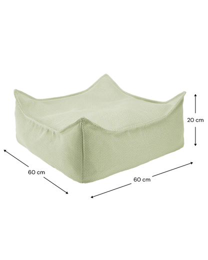 Wigiwama Outdoor Square Ottoman - Green
